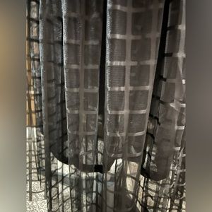Black Tulle skirt with block pattern L